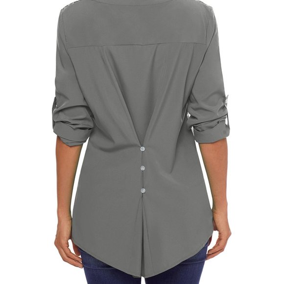 extraordinary lace/button top - Picture 2 of 3